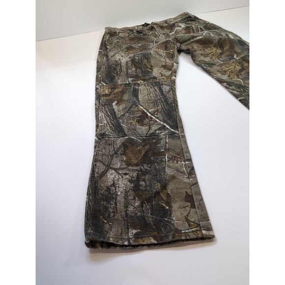 Realtree Camo Pants Mens 36x30 Hunting Streetwear Y2K 100% Cotton Double Knee - Picture 2 of 12